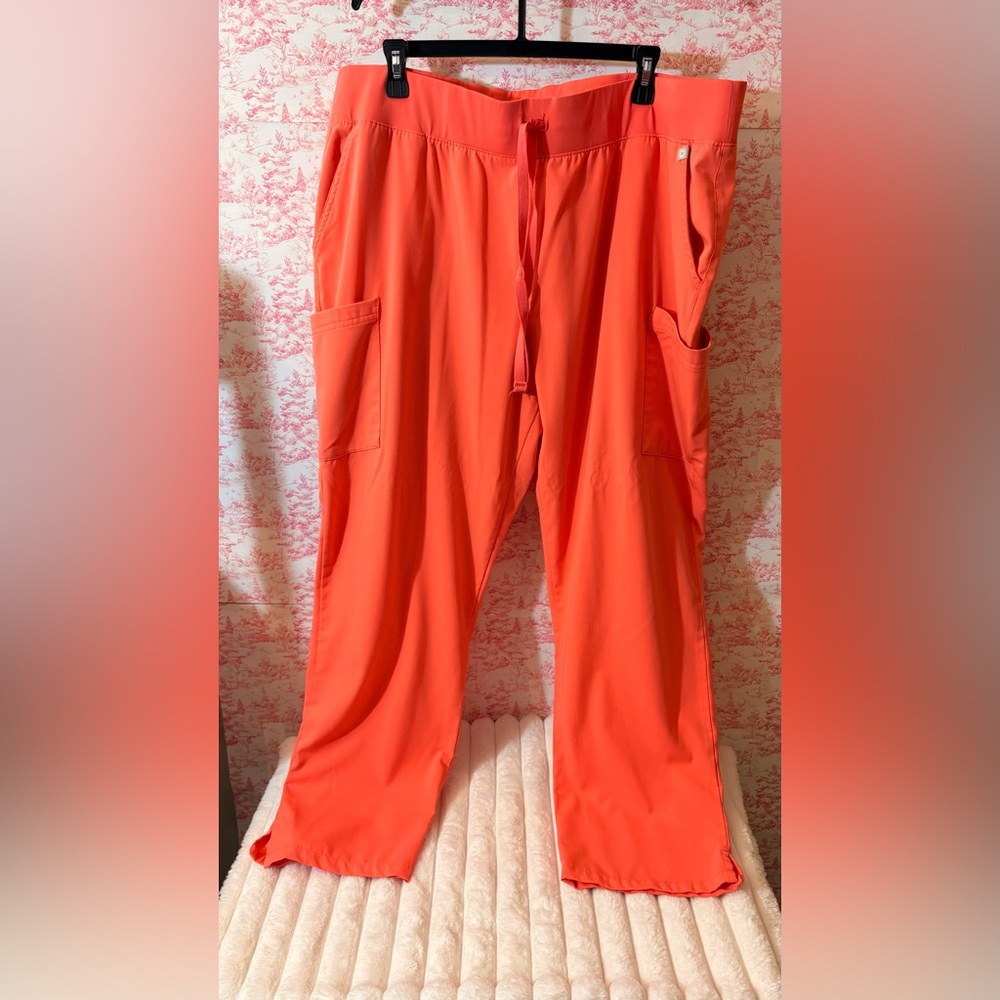Vibrant Coral Women's Loungewear Set - Picture 3 of 6